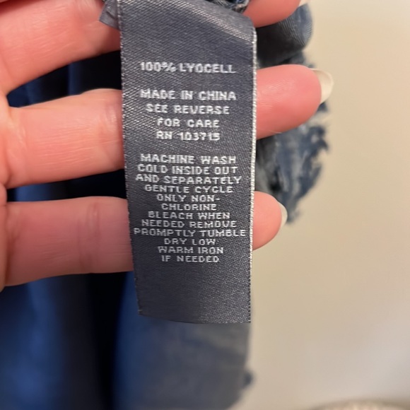 Sharagano Shirt Dress Thick Strap Denim Size 20w - Picture 6 of 9